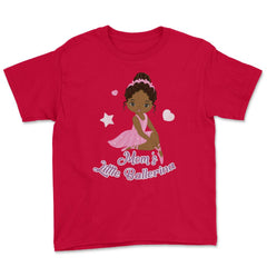 African American Ballerina Dancer Sitting in Pink Tutu product Youth - Red