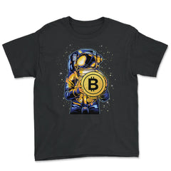 Bitcoin Astronaut Theme For Crypto Fans or Traders Gift product - Youth Tee - Black