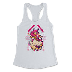 Hatched Baby Dragon Mythical Creature For Fantasy Fans print Women's - White