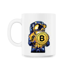 Bitcoin Astronaut Theme For Crypto Fans or Traders Gift product - 11oz Mug - White