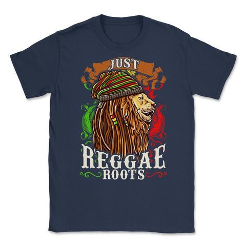 Just Reggae Roots Lion Reggae & Rasta Music Lover product Unisex - Navy