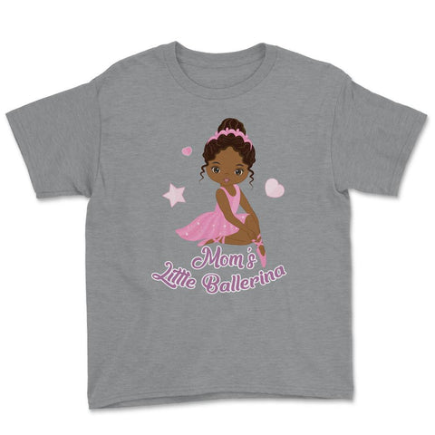African American Ballerina Dancer Sitting in Pink Tutu product Youth - Grey Heather