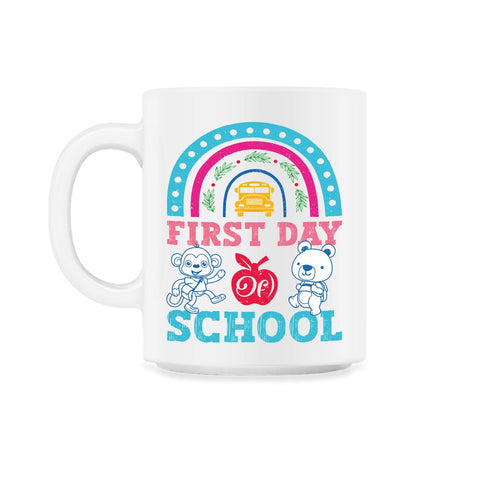 Welcome Back To School First Day of School Teachers & Kids print 11oz