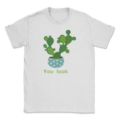 You Look Sharp Hilarious & Cute Cactus Meme Pun product Unisex T-Shirt - White