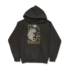Year of the Tiger 2022 Chinese Aesthetic Design print Hoodie - Black
