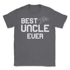 Funny Best Uncle Ever Fist Bump Niece Nephew Appreciation product - Smoke Grey