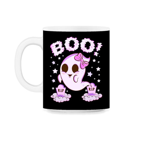 Boo! Girl Cute Ghost Funny Humor Halloween 11oz Mug