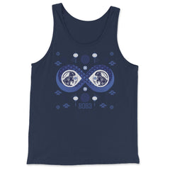 Chinese New Year of the Rabbit Chinese Aesthetic design - Tank Top - Navy