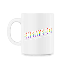 Engayged Rainbow Flag Gay Pride Engaged Design product 11oz Mug