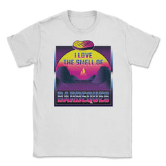 I Love the Smell of BBQ Funny Vaporwave Metaverse Look product Unisex - White