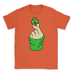 St Patricks Day K-pop Finger Heart Funny Humor Gift graphic Unisex