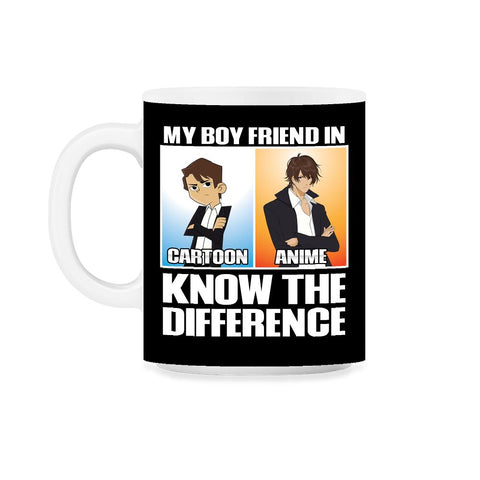Is Not Cartoons Its Anime Know the Difference Meme graphic 11oz Mug