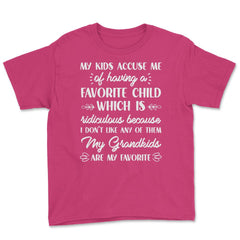 Funny Grandma My Grandkids Are My Favorite Grandmother product Youth - Heliconia