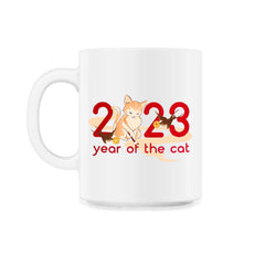 Cat New Year 2023 Nam con Mèo Vietnamese New Year product - 11oz Mug - White
