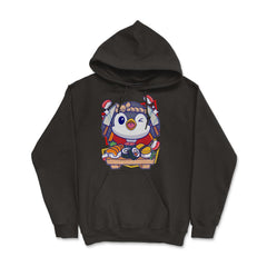 Penguin Sushi Chef Funny & Cute Penguin Chef & Sushi Board product - Hoodie - Black