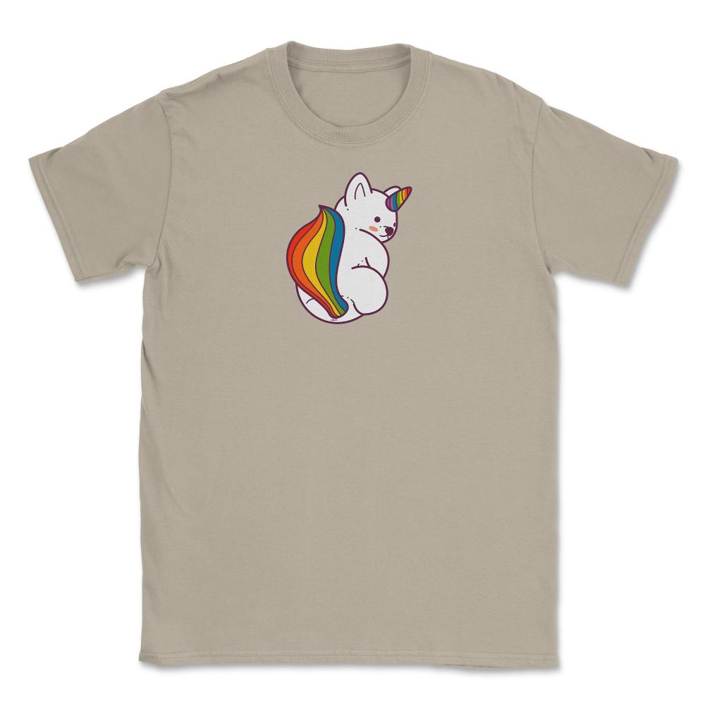Rainbow Pride Flag Fantasy Creature Gay product Unisex T-Shirt - Cream