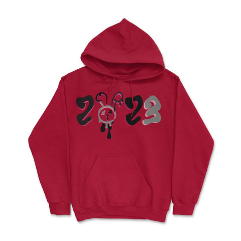 Chinese New Year of the Rabbit 2023 Pastel Goth Aesthetic design - Red