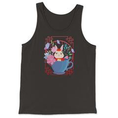 Chinese New Year Rabbit 2023 Rabbit in a Teacup Chinese print - Tank Top - Black
