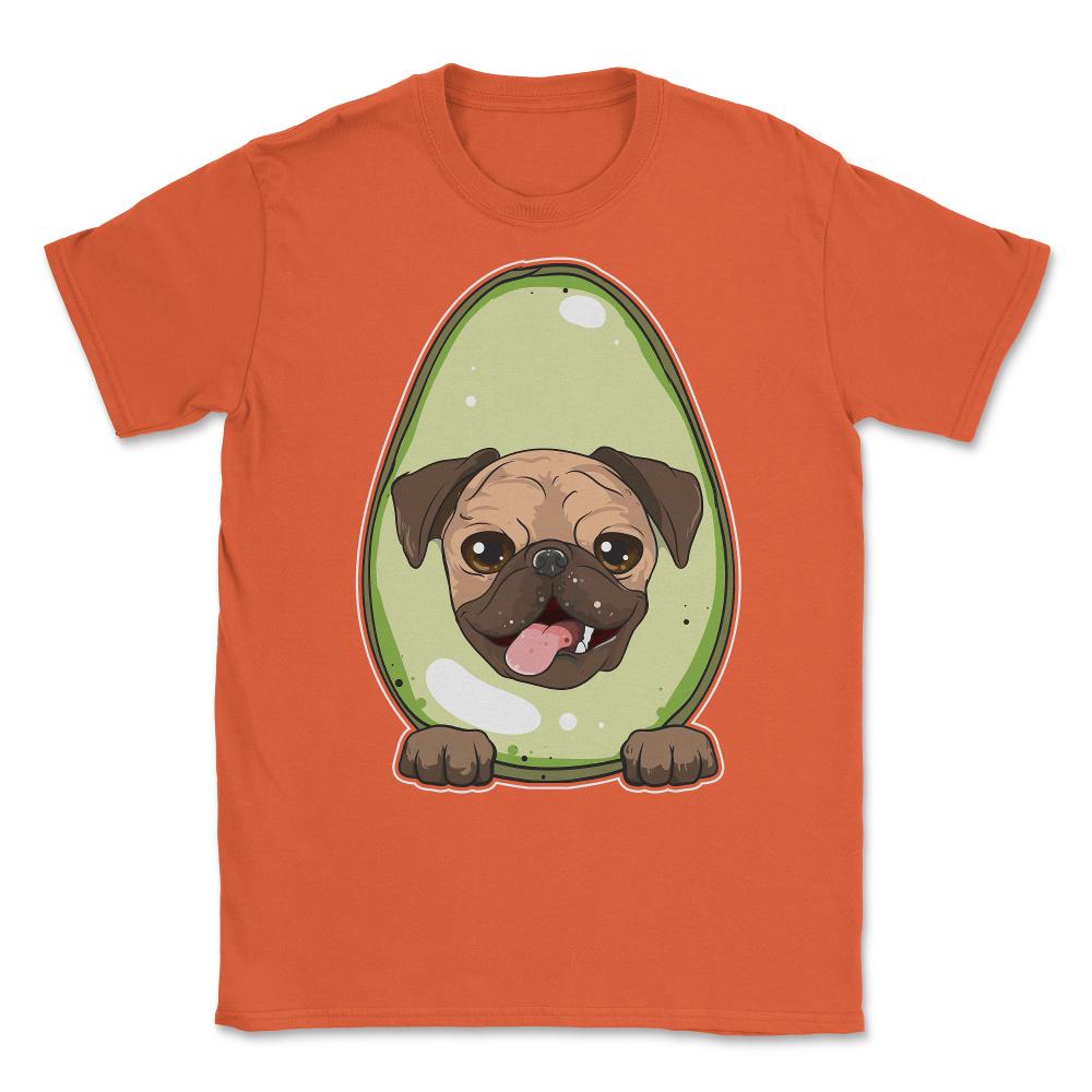 Funny Avocado Pug Cute and Funny product Unisex T-Shirt