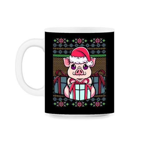 Pig Ugly Christmas Sweater Style Funny 11oz Mug