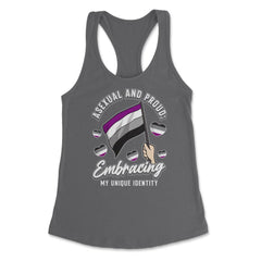 Asexual and Proud: Embracing My Unique Identity design Women's - Dark Grey