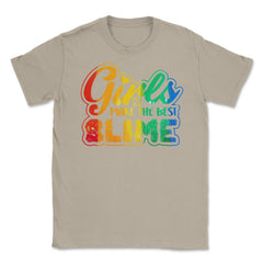 Girls make the Best Slime Awesome Slime Girl Design Gift graphic - Cream