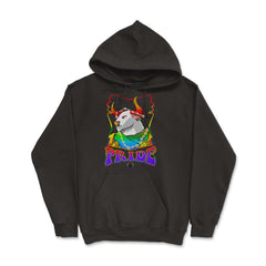 Gay Zodiac LGBTQ Zodiac Sign Taurus Rainbow Pride graphic - Hoodie - Black