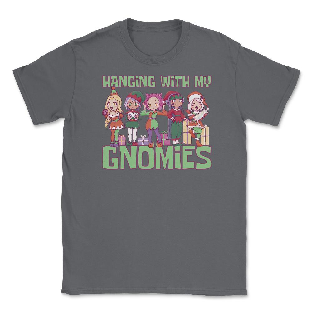 Hanging With My Gnomies Cute Kawaii Anime Gnomes product Unisex - Smoke Grey