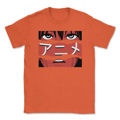 Anime Japanese Calligraphy Symbol Theme Gift graphic Unisex T-Shirt - Orange