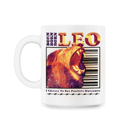 Born Leo Zodiac Sign Astrology Horoscope Roaring Lion product 11oz Mug
