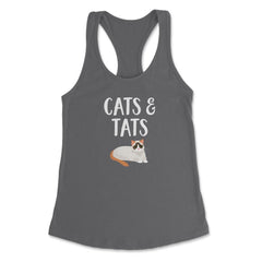 Funny Cats And Tats Tattooed Cat Lover Pet Owner Humor product - Dark Grey