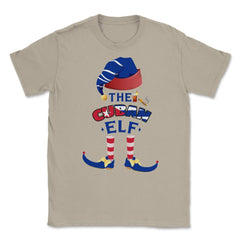 The Cuban Elf Cuban Flag Drink & Cigar design Unisex T-Shirt - Cream