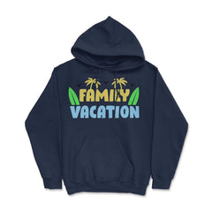 Family Vacation Tropical Beach Matching Reunion Gathering design - Navy