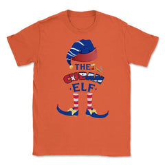 The Cuban Elf Cuban Flag Drink & Cigar design Unisex T-Shirt - Orange