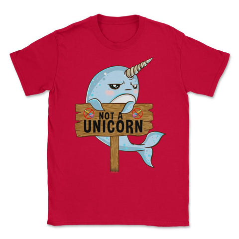 Not A Unicorn Cute Funny Narwhal product Unisex T-Shirt