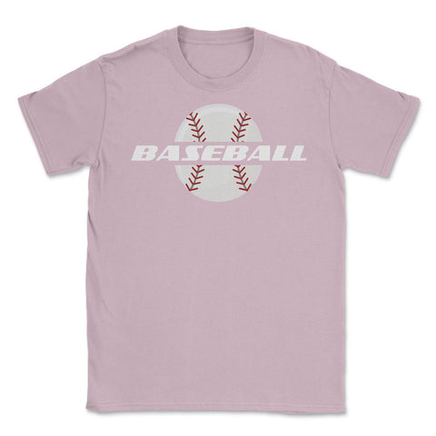 Cute Baseball Sporty Baseball Player Coach Fan Athlete print Unisex - Light Pink