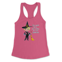In A World Full Of Basic Witches Be A Sexy Sanders Women's Racerback