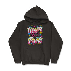 Hearts Not Parts Pansexual LGBTQ+ Pansexual Pride product - Hoodie - Black