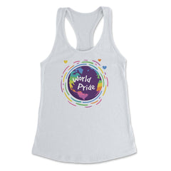 World Pride t-shirt Gay Pride Month Shirt Tee Gift Women's Racerback