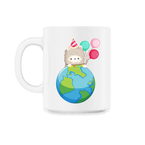Happy Earth Day Llama Funny Cute Gift for Earth Day product 11oz Mug
