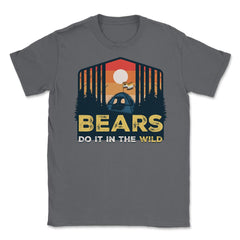 Bear Brotherhood Flag Bears Do It In The Wild Retro graphic Unisex - Smoke Grey