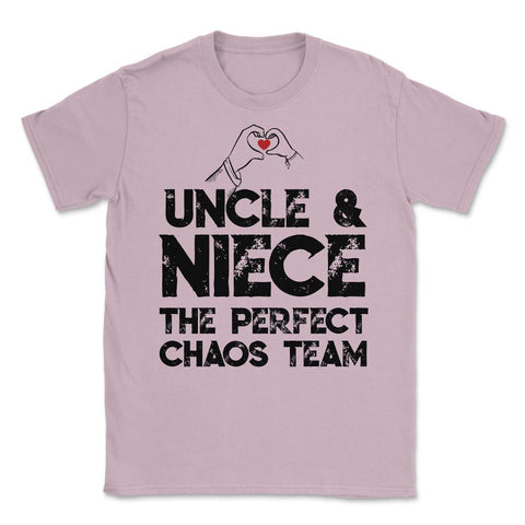 Funny Uncle And Niece The Perfect Chaos Team Humor product Unisex - Light Pink