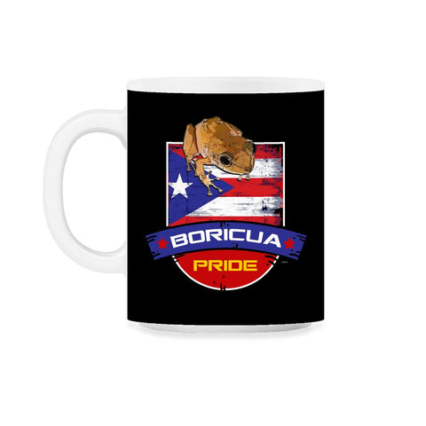 Boricua Pride Coqui & Puerto Rico Flag T-Shirt  & Gifts 11oz Mug