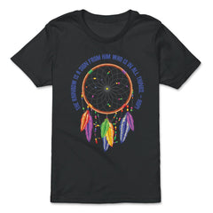 Dreamcatcher Native American Tribal Native Americans graphic - Premium Youth Tee - Black
