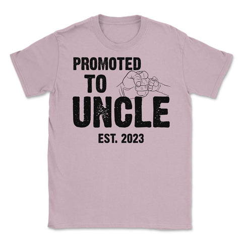 Funny Promoted To Uncle Est 2023 Soon To Be Uncle product Unisex - Light Pink