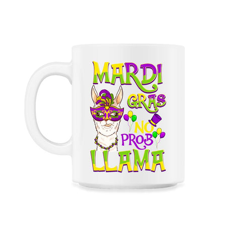 Mardi Gras Llama Funny Carnival Gift design 11oz Mug