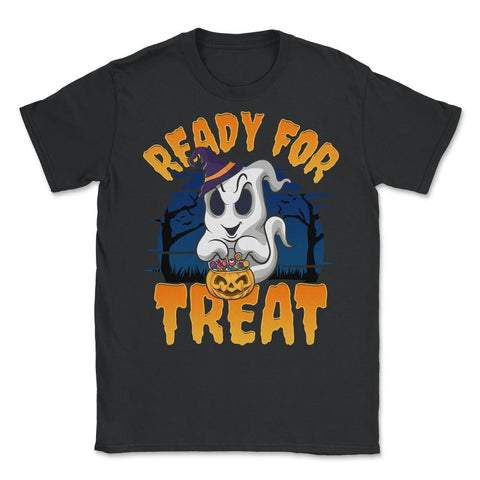 Halloween Ready for Treat Ghost Costume Design Gift graphic Unisex