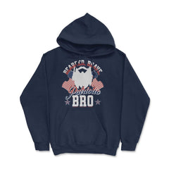 Bearded, Brave, Patriotic Bro 4th of July Independence Day print - Navy