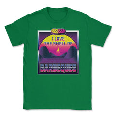 I Love the Smell of BBQ Funny Vaporwave Metaverse Look product Unisex - Green