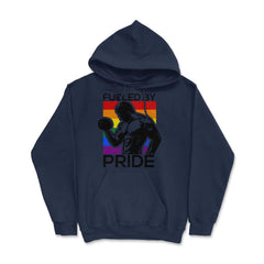 Fueled by Pride Gay Pride Iron Guy2 Gift product Hoodie - Navy